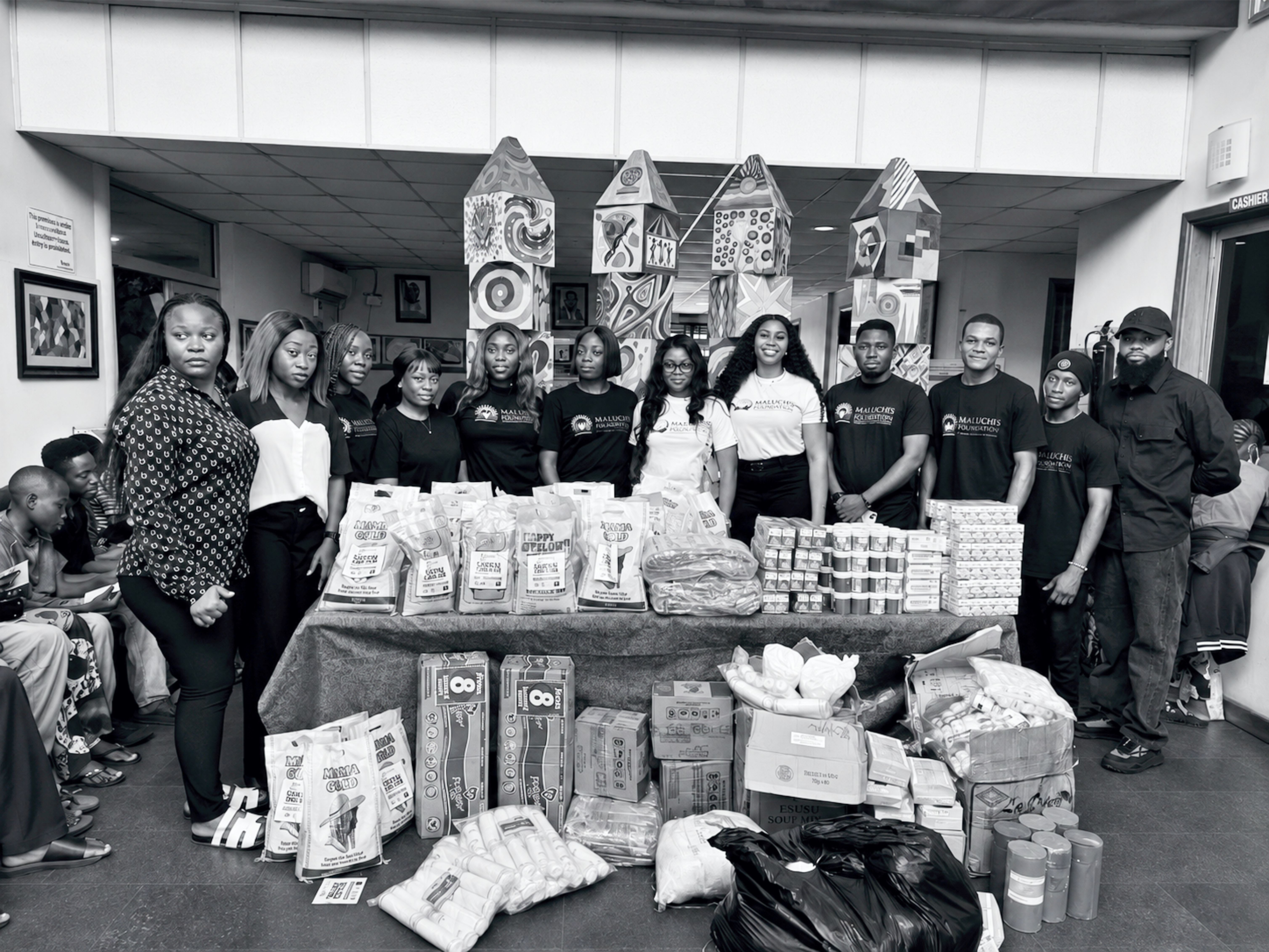 A Malichis Sickle Cell Foundation warrior supported by the community